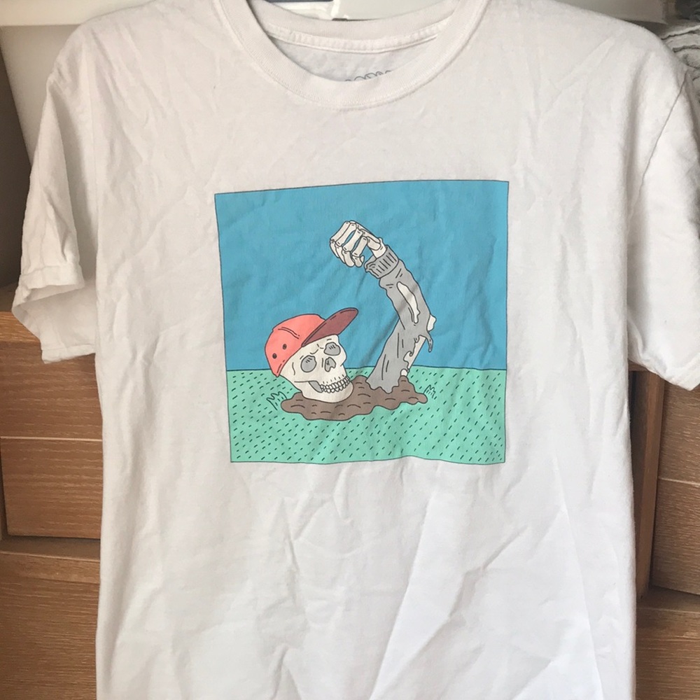 Skeleton graphic tee